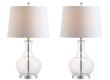 Lavelle 25" Glass LED Table Lamp - JONATHAN Y
